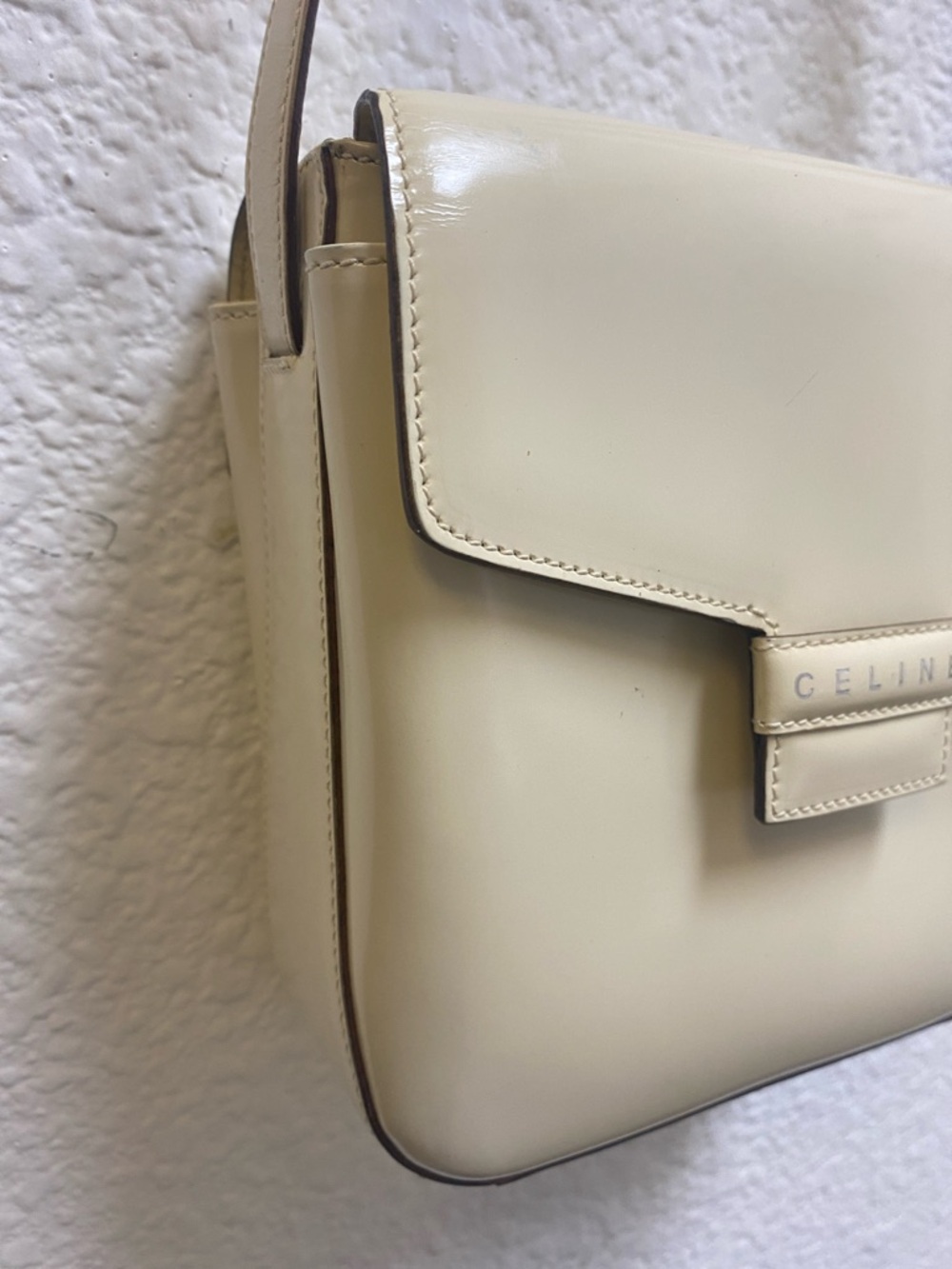 Celine Ivory Cream Smooth Leather Crossbody - Picture 3 of 7